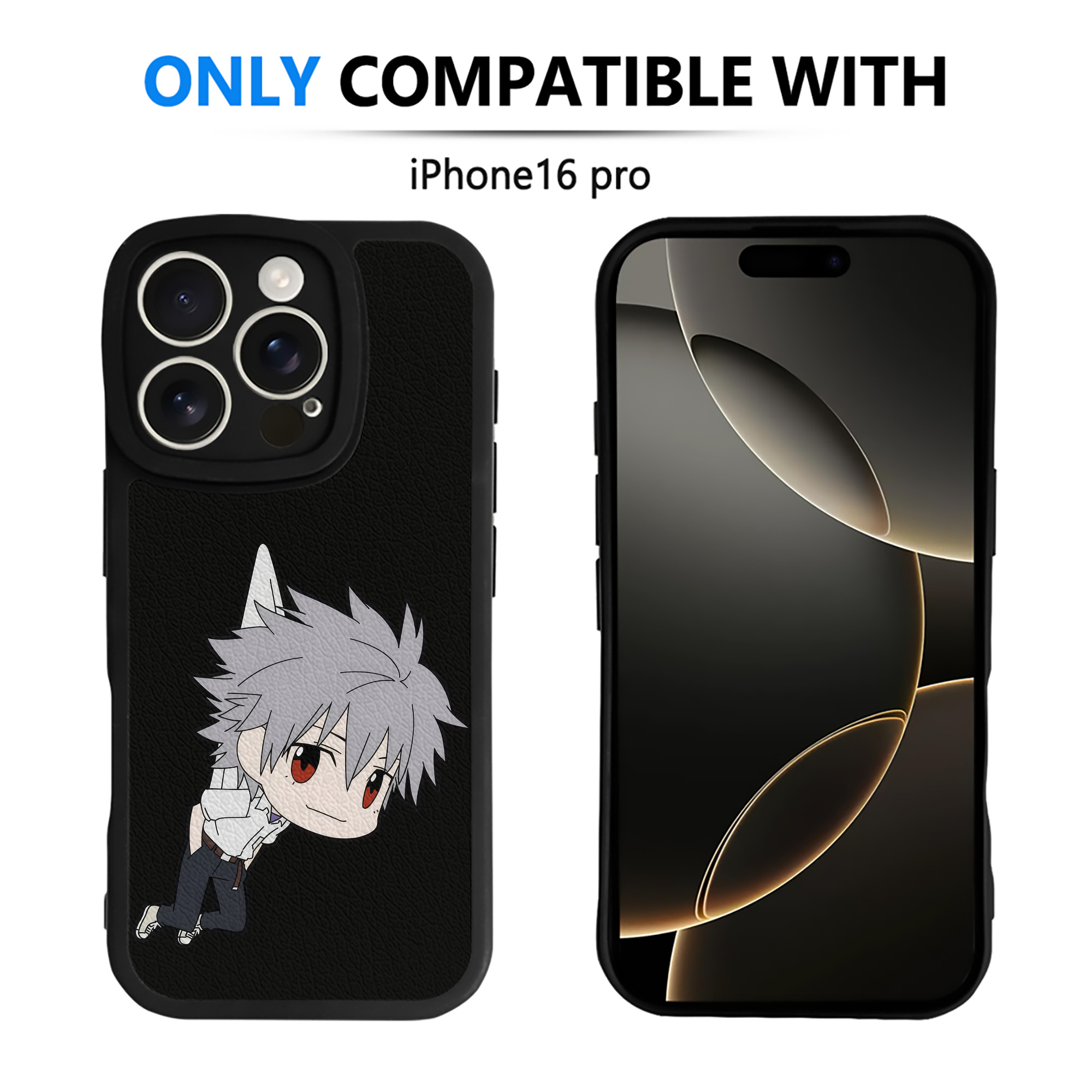 （画像用） EVA 新世紀エヴァンゲリオン 【iPhone 16シリーズ対応】シリコンスマホケース（レザー調） 材質：シリコン